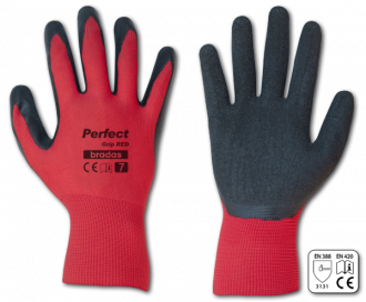 PERFECT GRIP RED latex handschoenen, maat 11